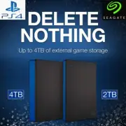 Seagate 2TB/4TB External Game Drive HDD Storage Expansion Sony PS4 Playstation 4