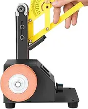 Bench Grinder | Multifunctional Belt Sander | Professional 350W Miniature Bench Grinder, High Precision with 10 Sanding Belts
