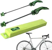 Quick Release Bicycles Hub – Front and Rear Axles Lever Set for Wheel Replacement, Hollow Shaft Kit | Aluminum Alloy Quick Install Skewer Set for Bike Hub Repair, Road and Mountain Parts