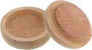 Gatuida Handheld Grinder for Rice Grain Wooden Nut Grinder Manual Grain Peeling Machine