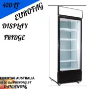 EUROTAG 420LT COMMERCIAL UPRIGHT DISPLAY FRIDGE RRP$1299.00 BRAND NEW SALE ❄️
