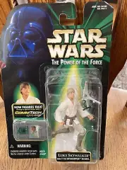 Star Wars Luke Skywalker w/T-16 Skyhopper Model-SEALED In Box.