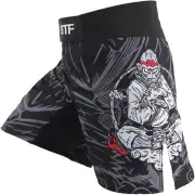 Men Breathable Running Shorts MMA Boxing Fitness Sports Shorts