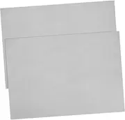 Generic 17 Inch Laptop Decals 2 Sheets Skin Film Notebook Skin Accessory Sticker for Laptop Non-Fading Reusable Scratch Proof Silver Luster