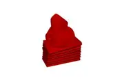 Rans Set of 8 Lollipop Cotton Napkins - Red