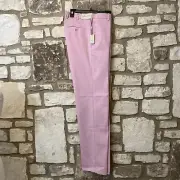 Peter Millar Men’s Pants Sz 33 Retro Pink Color 100% Pima Cotton $125 NWT