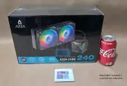 AZZA CUBE 240 ARGB LED Fans, A-RGB CPU block intel/AMD All-in-One Liquid Cooler