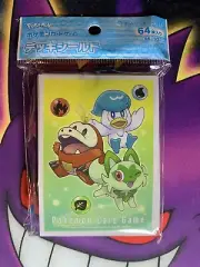 Pokemon Center Japan Sleeves Sprigatito Fuecoco Quaxly 64ct. NEW US Seller