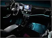 Ambient Light Interior Light Foot Socket Light 64 Color Magic Mold Trim Plate Compatible With Hyundai LA FESTA 2019 2020 2021 2022 2023