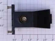 American Flyer 730X1 S Scale Black Lighted Bumper Frame with Screw Socket