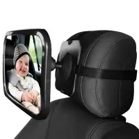 在飛比找Yahoo!奇摩拍賣優惠-(台灣現貨)寶寶後視鏡 嬰兒汽車安全座椅後視鏡 兒童觀察鏡 