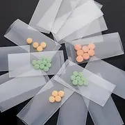 1500 Pcs Pill Crusher Pouches Medicine Crushing Bags Pill Pouches Pill Bag for Medicine Crushers, Straight Seam