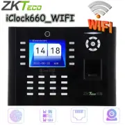 ZKteco Fingerprint Biometric Time attendance, Employer Clock Zk-iClock660 WIFI