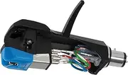 Audio Technica AT-VM95C/H Headshell/Dual Moving Magnet Cartridge Kit (Black/Blue)