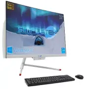 Aio All IN One I3 24 " Full HD Win10 RAM 4gb SSD 120gb PC Desktop Computer