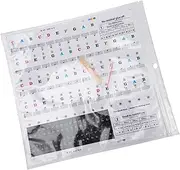 Yardwe Electronic Piano Stickers 1 Set Piano Keyboard Sticker Labels for Beginner Boys and Girls