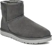 [UGG] Men's Classic Mini Winter Boot, Black Twinface, 15
