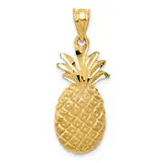 14k Yellow Gold Pineapple Charm