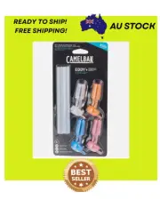 Camelbak Eddy+ Kids 4-Pack, Bite Valve & Straws, Multi Color