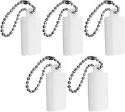 Battery Storage Box, Pack of 5 Travel Case with Keyring, Portable Lightweight Travel Accessories, Waterproof Accessories for Studio, Home and