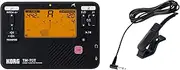 KORG TM 70 TUNER METRONOME W/CONTACT MIC BLACK