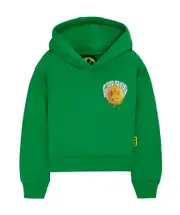 logo-print hoodie 12,8Y,4Y,14Y,6 Green