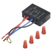 For Home Kitchen Bathroom Touch Switch Touch Light Switch 3A Black 4 Stages