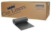 Trash Can Liners, Black, 96-Gal., 50-Ct. -625121