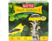 Kaytee Wild Bird Finch Station 2 Soft Mesh Sock Feeder, Includes, Yellow, 4 Sock