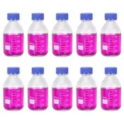 10 Pack Reagent Media Storage Bottles 500ml Borosilicate Glass Bottles