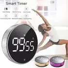 Digital Magnetic Kitchen Timer Clock LED Countdown L6S4 O7J2 For X4H6 Work E5P8