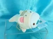 San-X Mamegoma Character Plush Doll Figure Keychain Charm Polar Bear