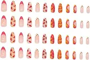 FRCOLOR Pcs Women's Nails Kit Diy Fake Nails Tips Detachable Pieces for Women Art