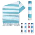 Turkish Towels 100% Cotton Beach Towel Oversized 36x71 Set of 2, Cotton Beach...