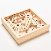 Puzzle Toys Wooden Labyrinth Balance Board Game Children Education.pi