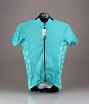 NWT ASSOS Uma GT EVO Aqua Green SS Lady Women's Cycling Jersey Top Shirt S