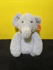 Aurora Elephant Plush Gray Stuffed Pet Toy Long Arm Short Stumpy Leg Lovey 11"