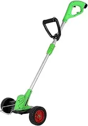 SHTFFW Lithium Battery Lawn Mower Hand Push Electric Lawn Mower Multifunctional Lawn Mower The Lawn is Neat and Beautiful