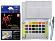 Sakura KOI Water Colors Pocket Field Sketch Box ~ 24 Colors
