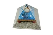 Crystal Wonderland Blue Howlite Merkaba Orgonite Pyramid