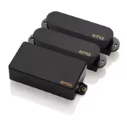 EMG SA/SA/89 HSS Pickup Set w/ Humbucker & 2 Single Coil Active Pickups, Black