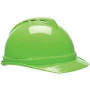 Msa Safety Hard Hat,Type 1, Class C,Hi-Vis Green 10035212 Msa Safety 10035212