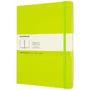 Moleskine Classic Hardcover Notebook XL 192Pg Lemon Green