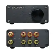 3 ways RCA Cable Stereo Audio Signal Switch Switcher Selector Splitter Box