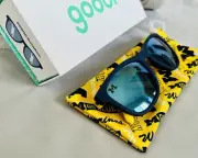 RARE! Goodr GO BLUE Wolverines Michigan NCAA Running College Football Sunglasses