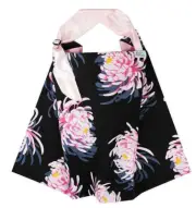Midnight Mumm Kiss Kiss Hug Hug Reversible breastfeeding cover