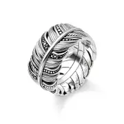 Buy Ring "Feather Pavé" by Thomas Sabo online - THOMAS SABO Australia
