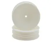 Schumacher 12mm 1/10 2WD Buggy Slim Front Hex Wheels (White) (2) [SCHU4661]