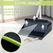 Broom and Dustpan Set with Long Handle Portable Dustpan Broom Combo jecVw