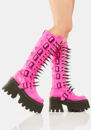 [Current Mood] Sugar Coated Sins Spiked Knee High Boots